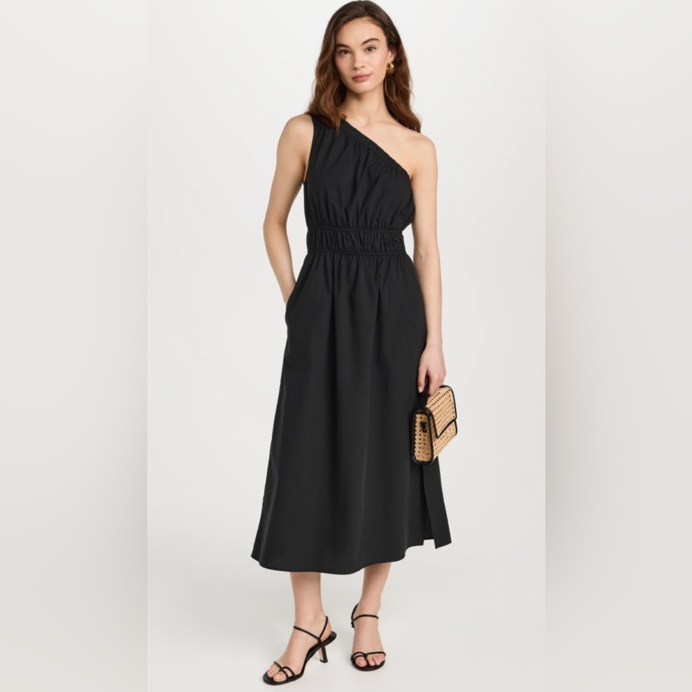 Rails Elegant Black One-Shoulder Dress NWOT - Picture 4 of 11